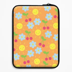 Soft Edge Texture Vibey Pattern - Summer Laptop Sleeve