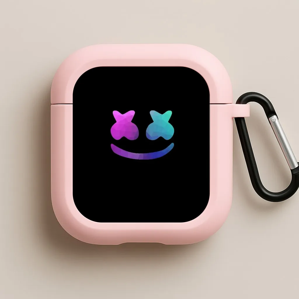 Black White Helmet DJ AirPods Case carbon fiber airpods case