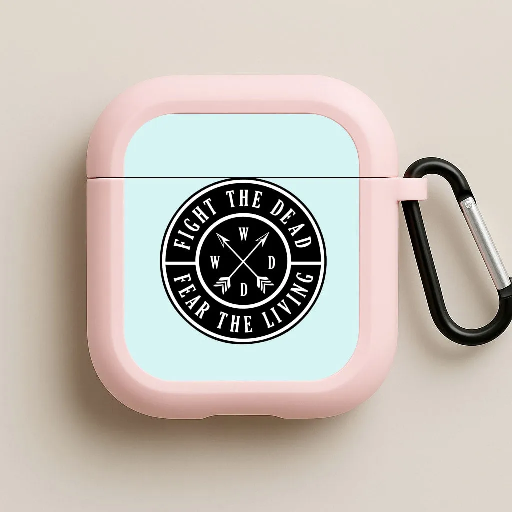 Fight The Dead, Fear The Living - TWD AirPods Case durable ergonomic airpods protector