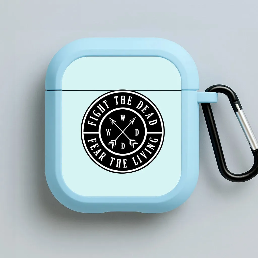 Fight The Dead, Fear The Living - TWD AirPods Case Trendy Design Protector