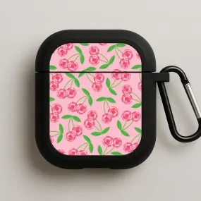 Disco Cherries Pattern AirPods Case Creative Daily Holder