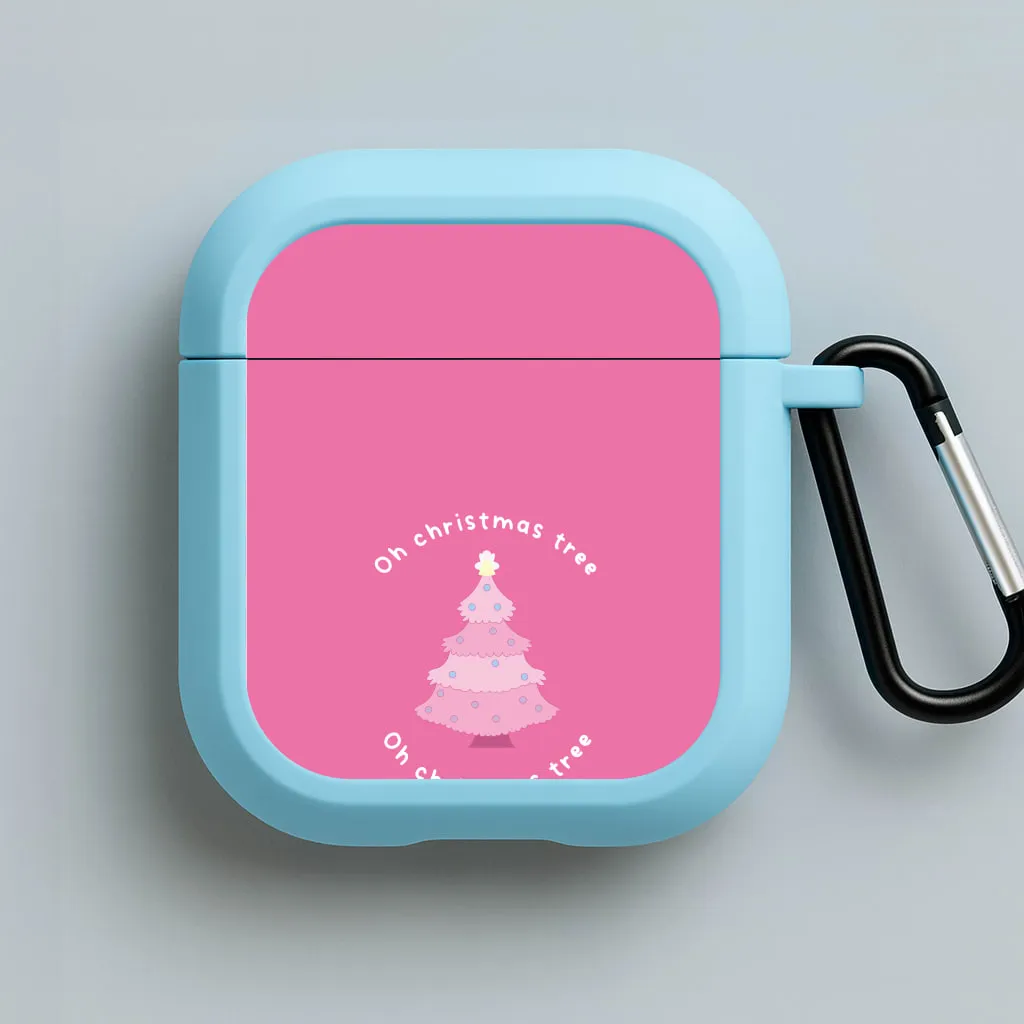 Minimal Protective Cover Oh Christmas Tree - Christmas Songs AirPods Case