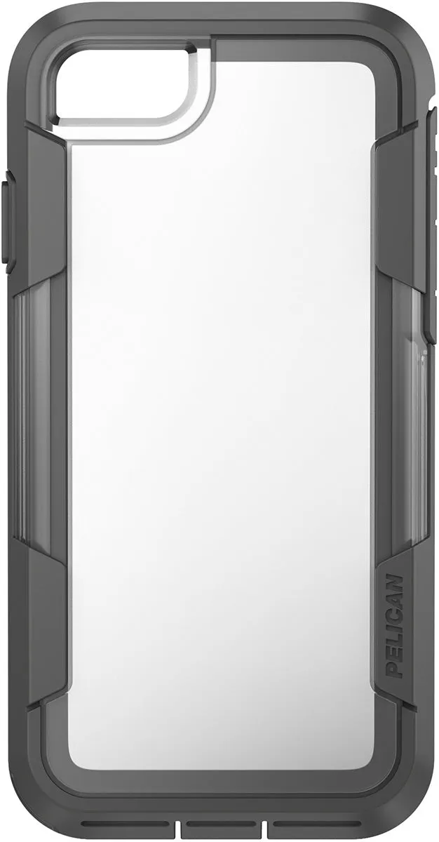 Voyager Case for Apple iPhone 7 - Clear Gray Grip Control