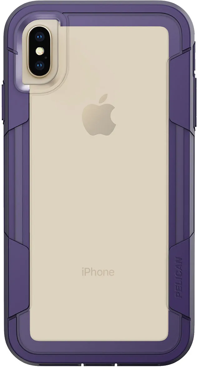 Crystal Finish Voyager Case for Apple iPhone Xs Max - Clear Purple