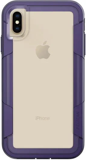Crystal Finish Voyager Case for Apple iPhone Xs Max - Clear Purple