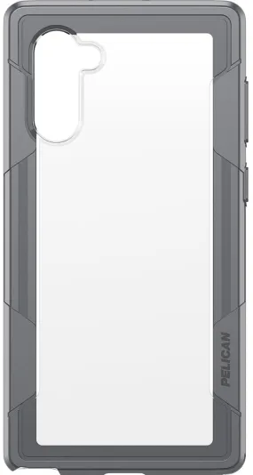 Premium Edge Voyager Case for Galaxy Note 10 - Clear Gray