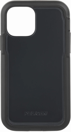 Tough Frame Glossy Pattern Voyager Case for Apple iPhone 12 Mini - Black