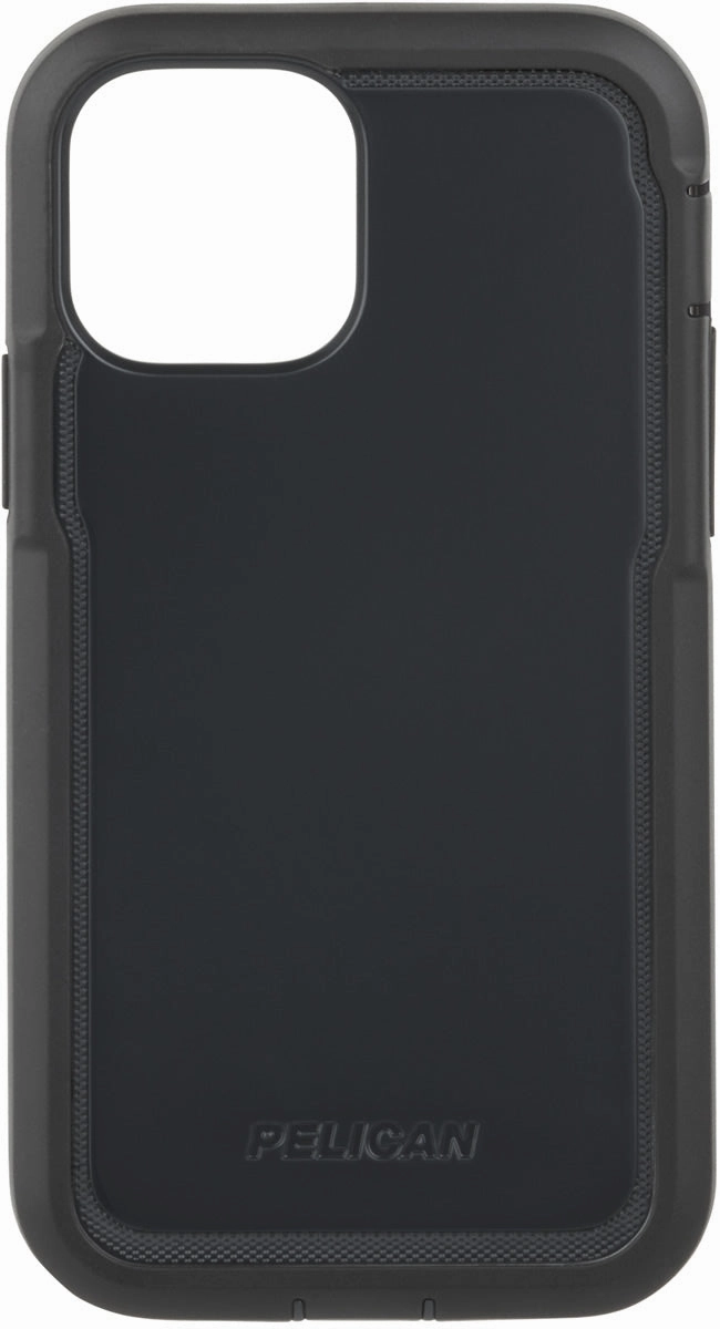 Tough Frame Glossy Pattern Voyager Case for Apple iPhone 12 Mini - Black