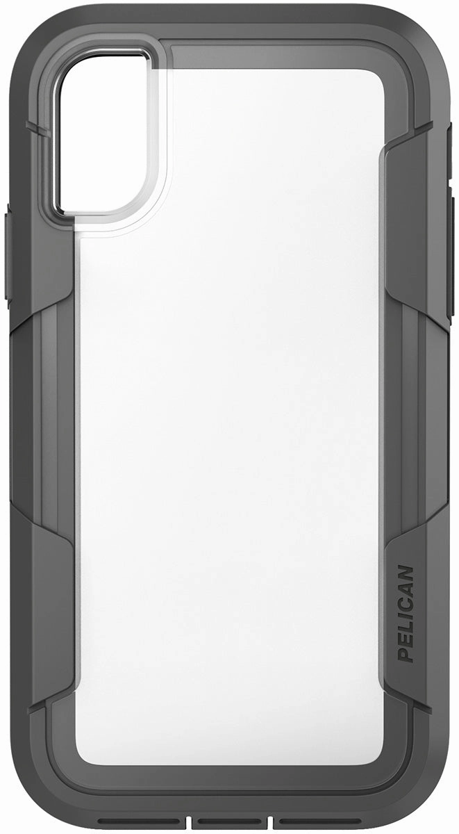 Voyager Case for Apple iPhone X / Xs (No Belt Clip) - Clear Gray Comfort Edge Texture