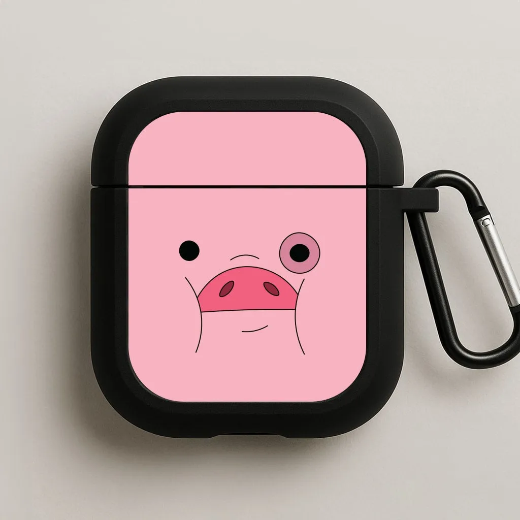 Waddles Face AirPods Case metallic airpods protector