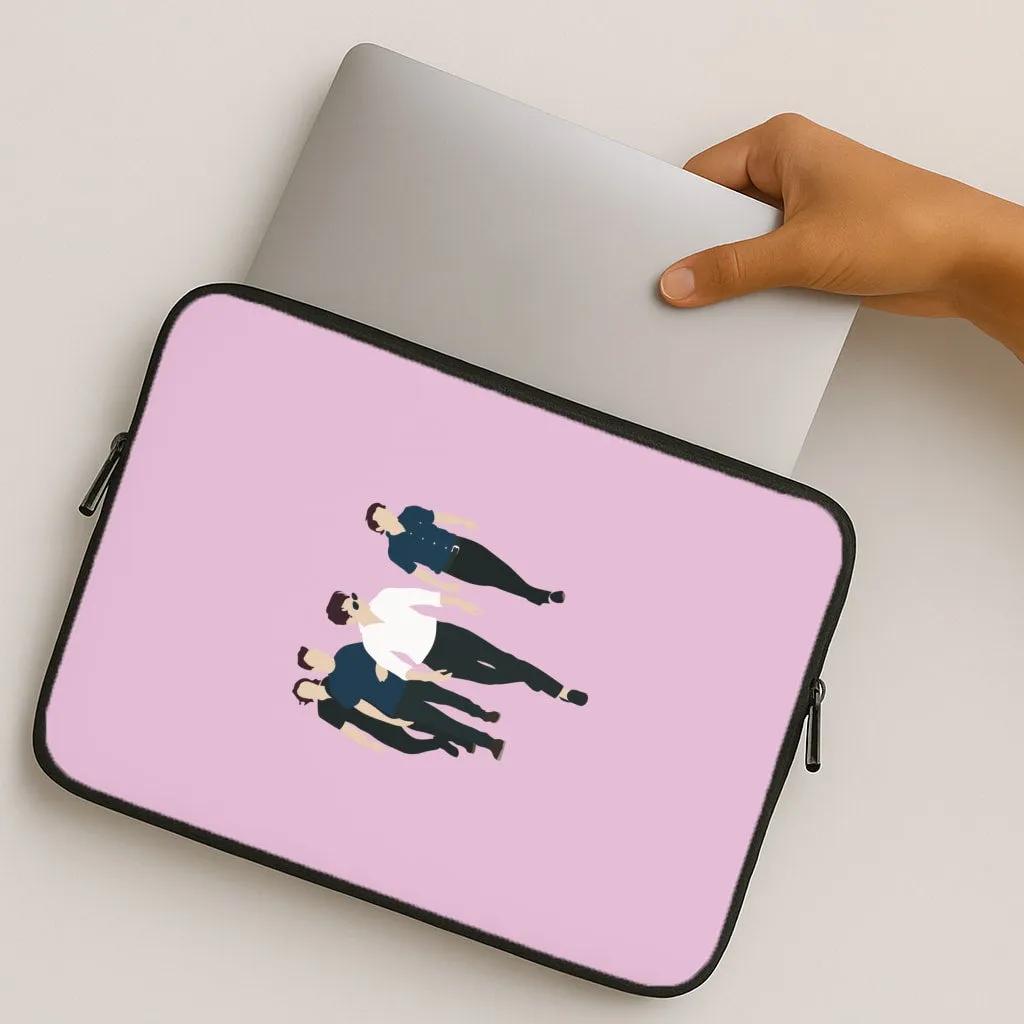 Transparent Look easy installation Walking Laptop Sleeve