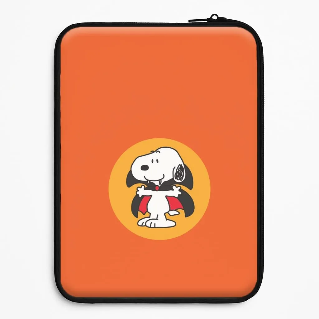 Cartoon Beagle Vampire Laptop Sleeve Refined Form Slim Edge