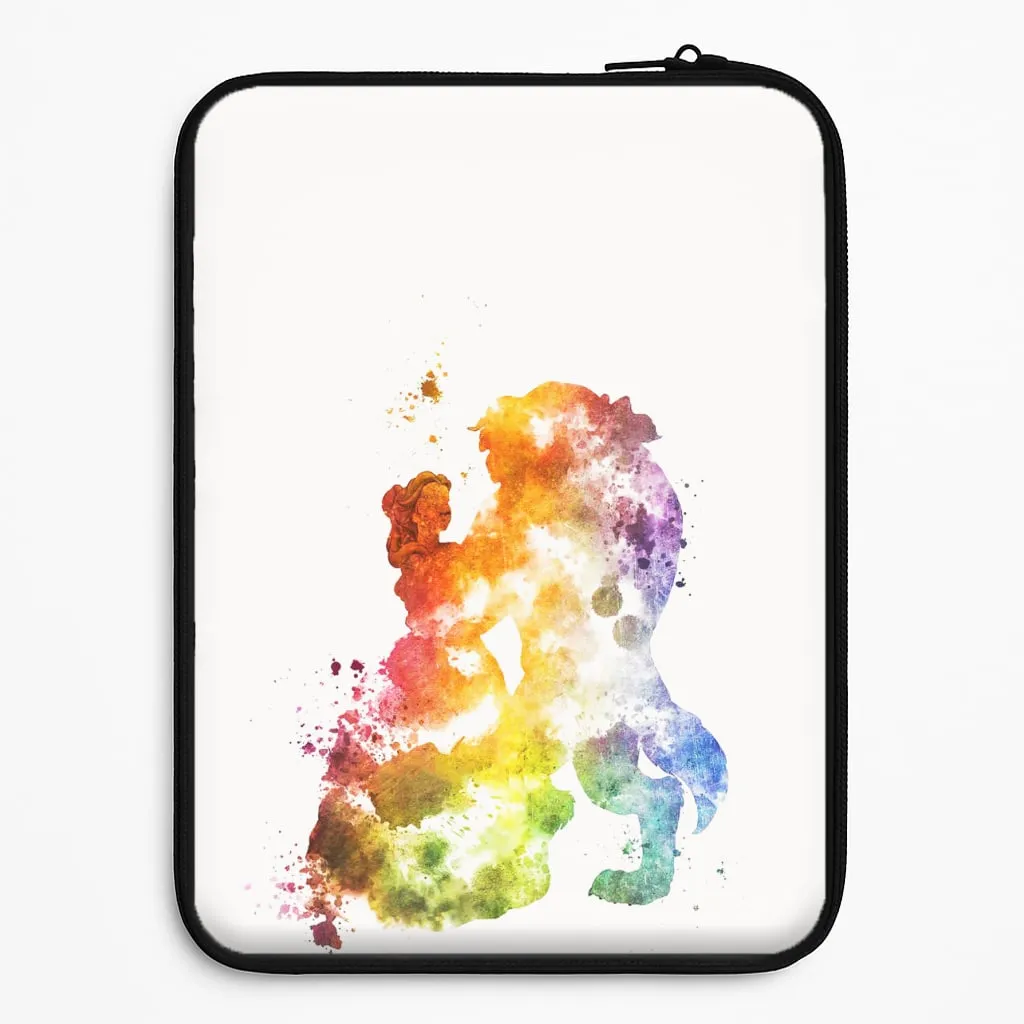 Watercolour Beauty Fairytale Laptop Sleeve Desk Companion Enhanced Durability