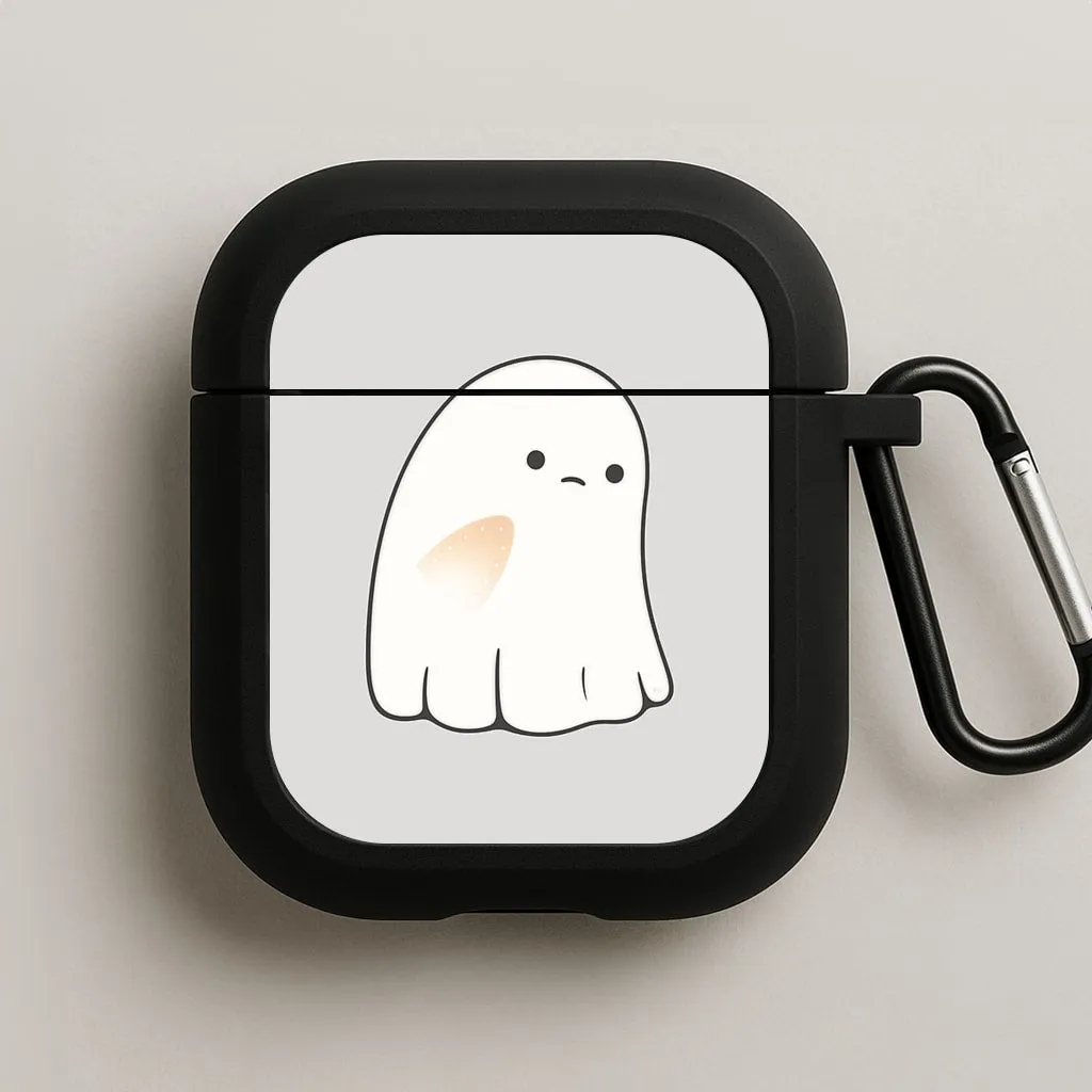 sleek neon commuter travel shell Everyday Audio Gear Sad Ghost Halloween AirPods Case