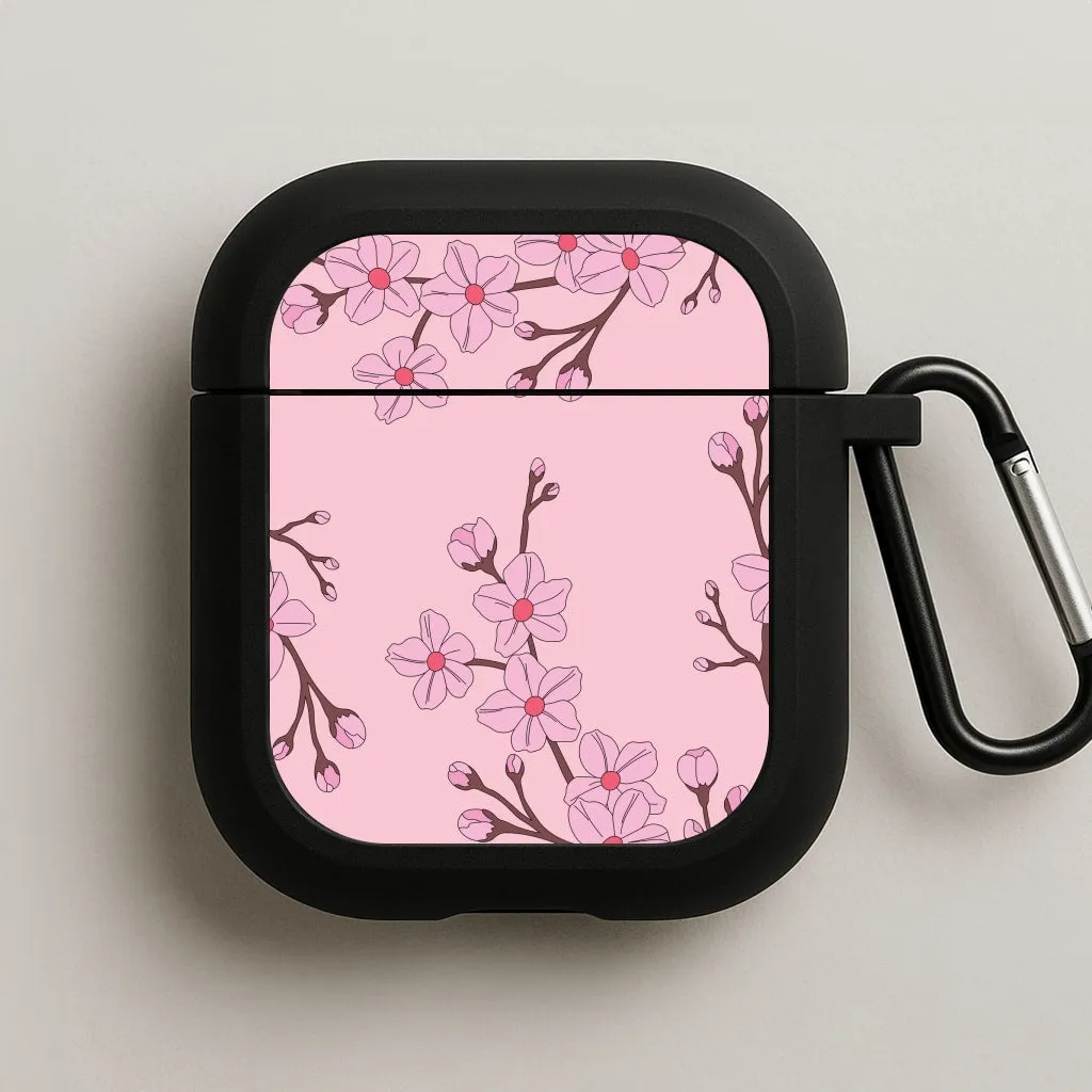 Cherry Blossom Pattern AirPods Case wireless convenience cover