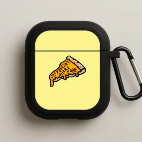 colorful pocket airpods protector Joey Doesn't Share Food AirPods Case