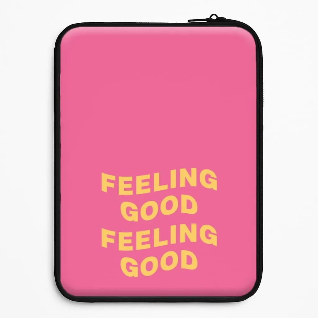 Wavey Feeling Good Laptop Sleeve Durable Material Matte Feel Texture