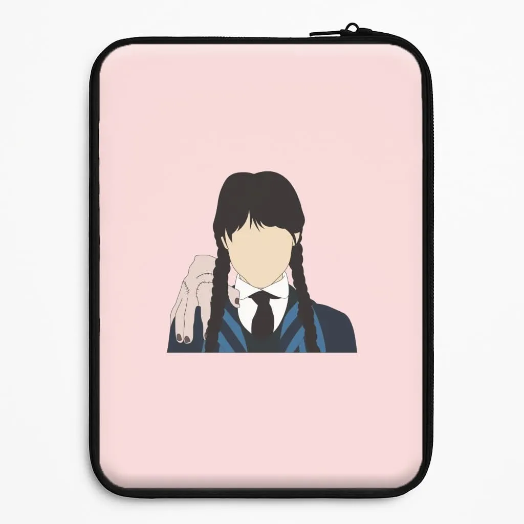 Durable Build Quality Casual Design Wednesday And Thing Laptop Sleeve