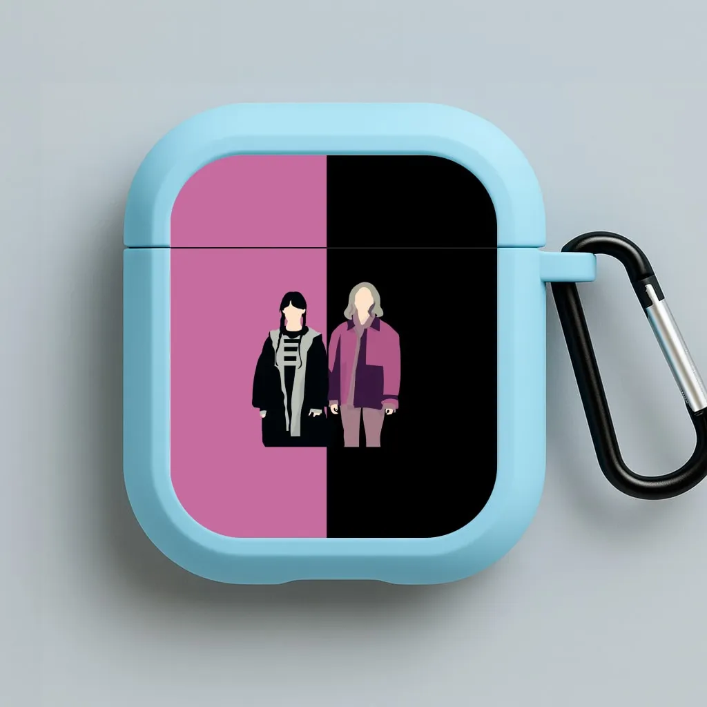 Wednesday And Wednesday AirPods Case wireless earbuds protector clip