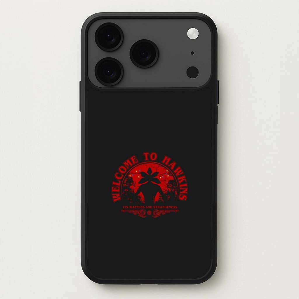 Rugged Pattern Texture Welcome To Hawkings Phone Case