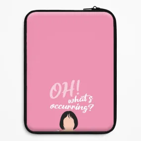 Matte Finish Glossy Texture Layer What's Occuring? Laptop Sleeve