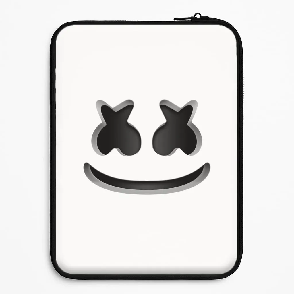 Durable Pattern Hybrid Grip White Helmet DJ Helmet Laptop Sleeve