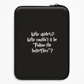 Sleek Grip Casual Look Why Spiders Laptop Sleeve