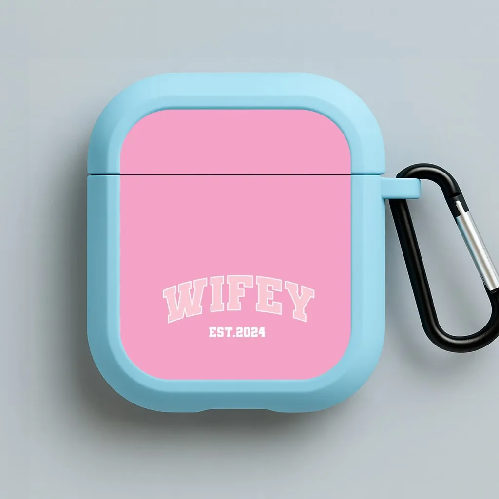 retro airpods case Wifey 2024 - Bridal AirPods Case