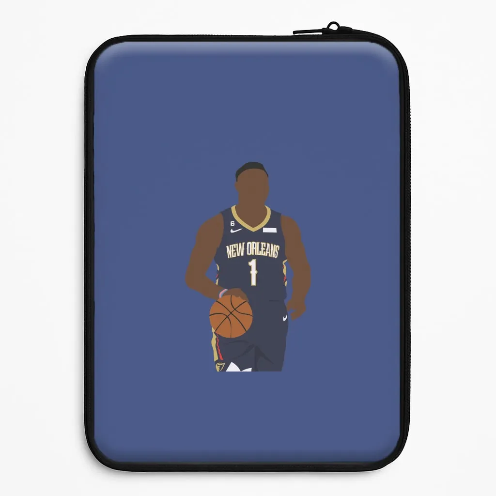Williamson - Basketball Laptop Sleeve Premium Form Colorful option