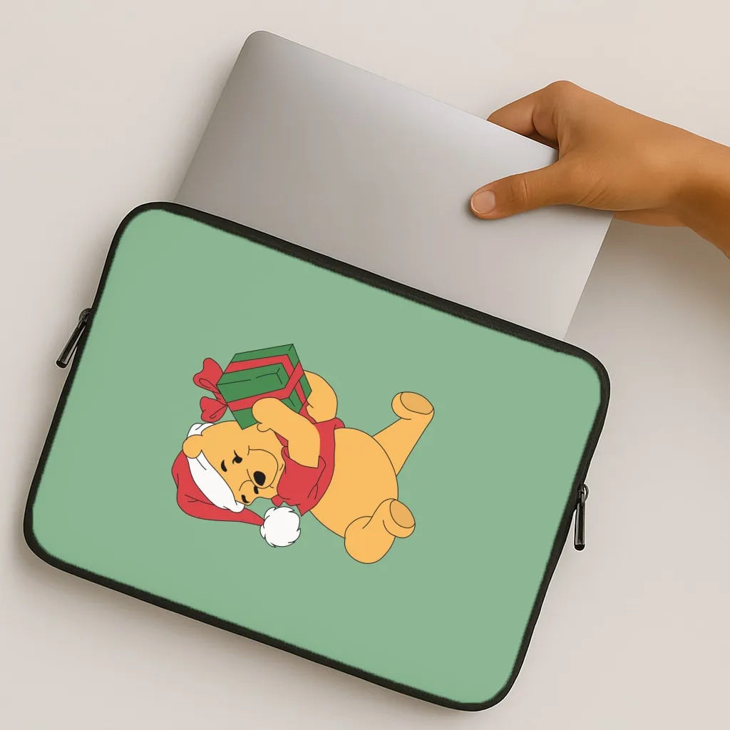 Stylish Touch Waterproof Design Winnie Christmas Laptop Sleeve