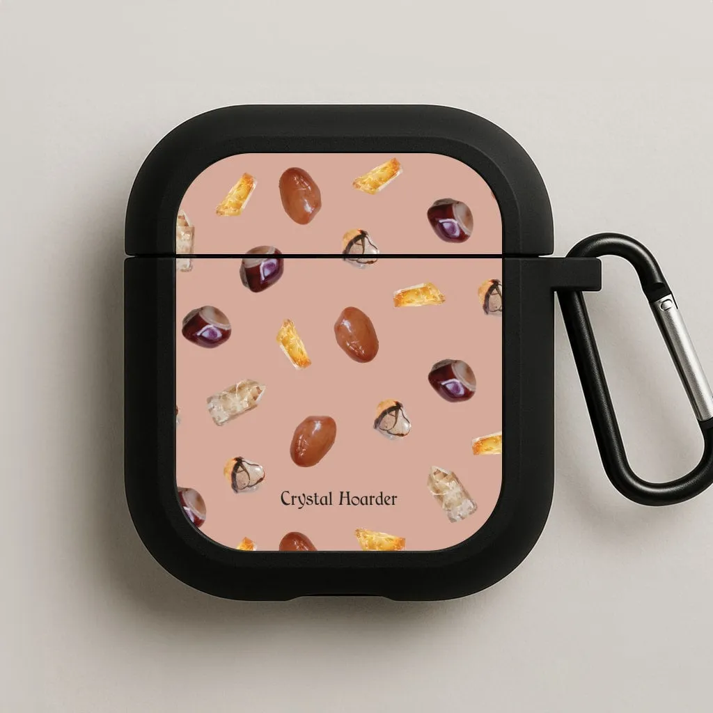 travel friendly airpods protector Crystal Hoarder Pattern AirPods Case