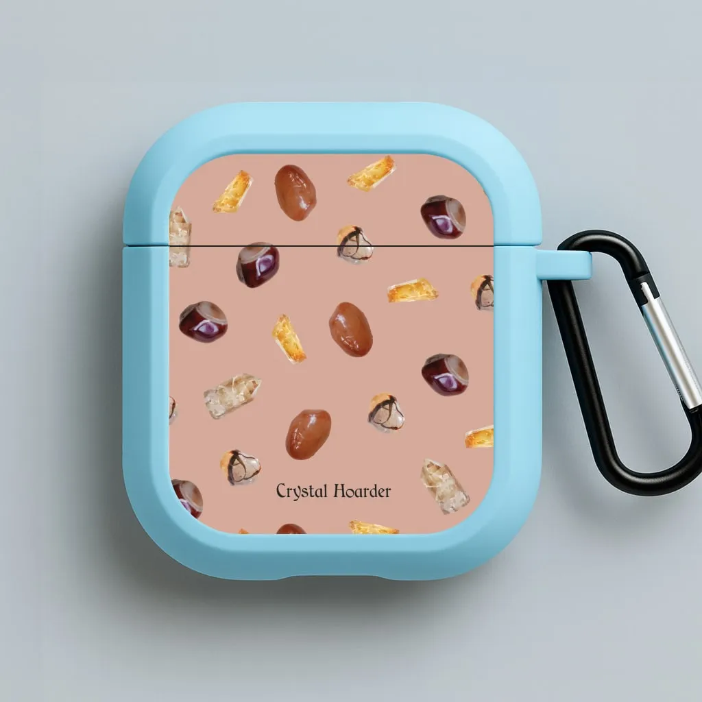 Crystal Hoarder Pattern AirPods Case fashion soft neon silicone airpods case