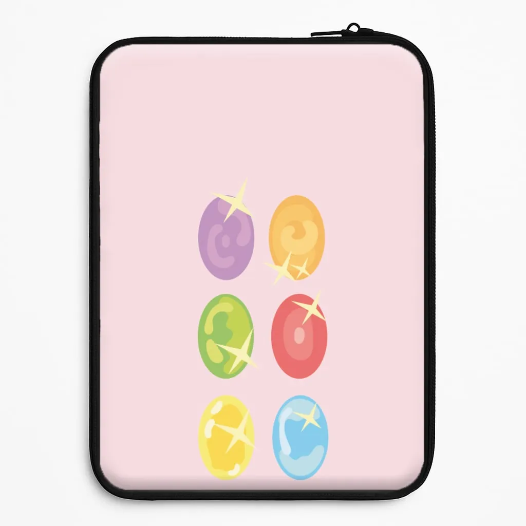 Infinity stones Laptop Sleeve Protective Layering Minimal Pattern Texture