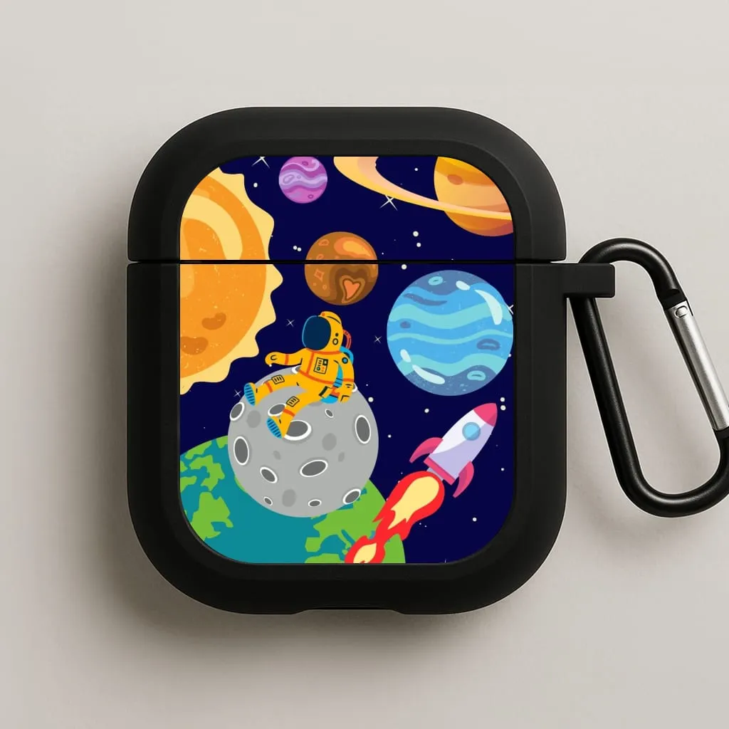 Space View  AirPods Case Minimal Style Holder