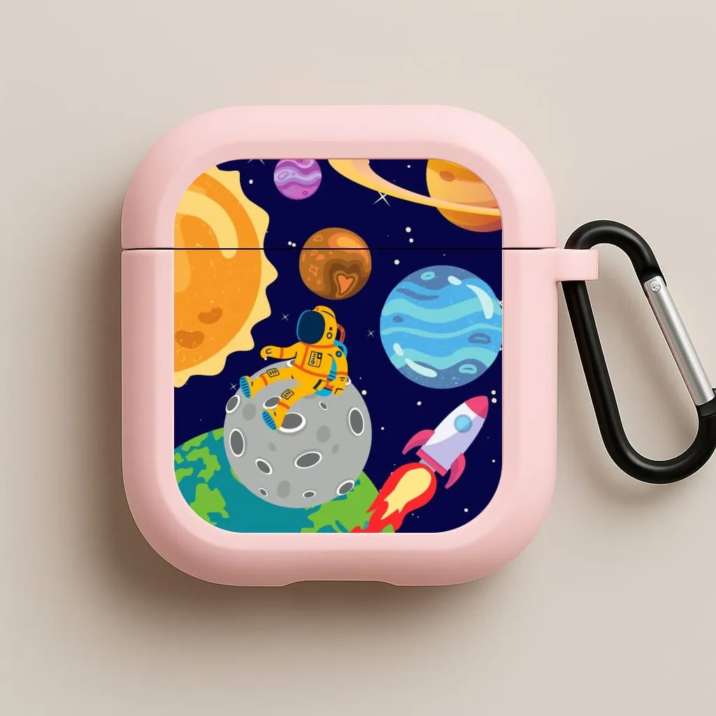 Space View  AirPods Case flexible silicone case stylish charging protector