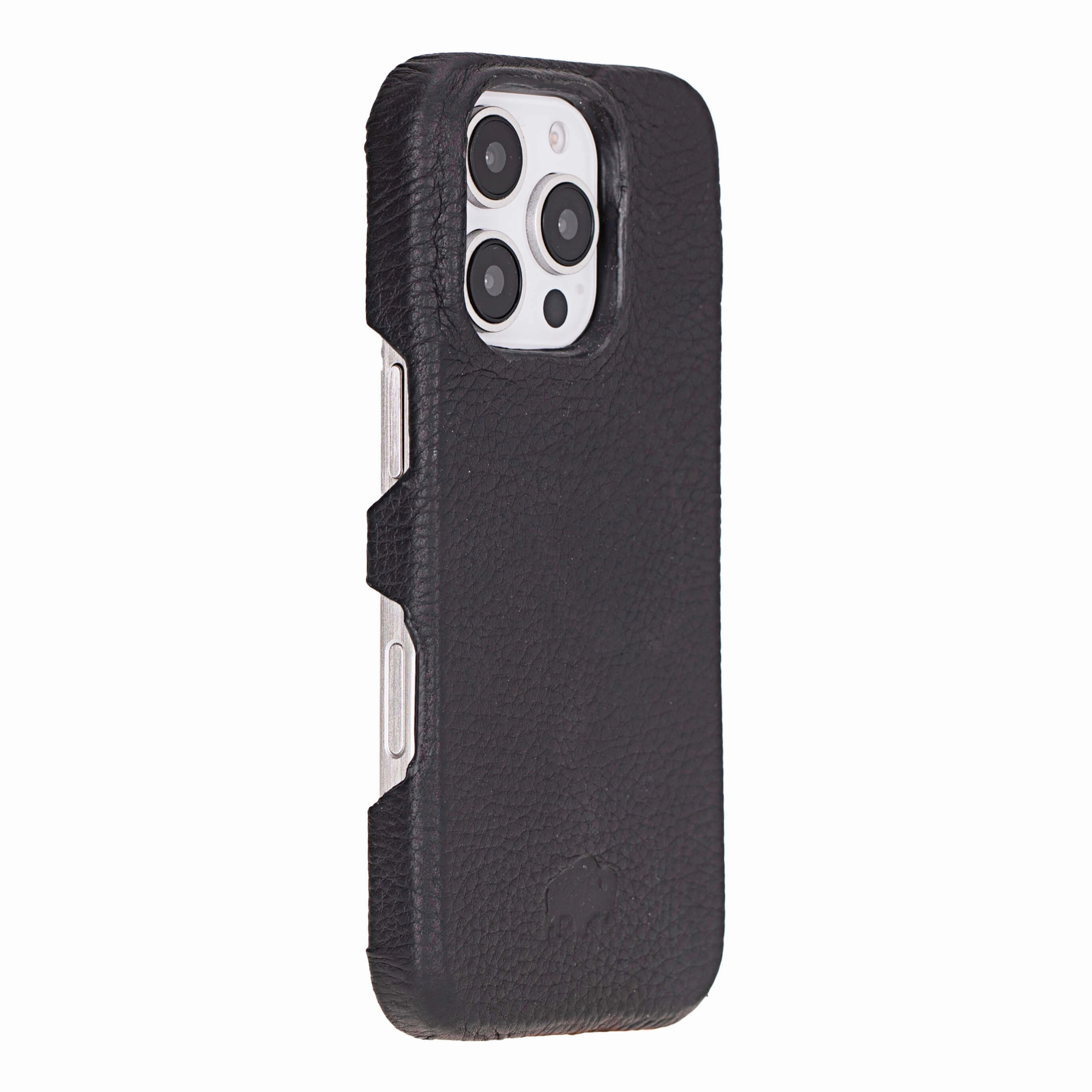 Mason Full-Grain Leather MagSafe Case ?C iPhone 16 Pro, Pebble Black Strong protection Magnetic Mount