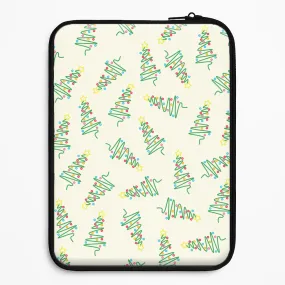 Wiry Tree Pattern Laptop Sleeve Urban Style Scratch Barrier