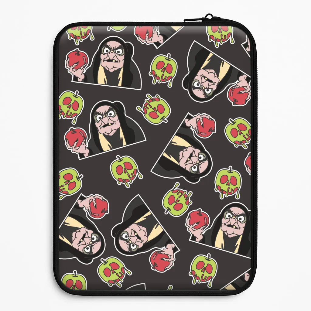 Elegant Build Texture Everyday Protection Witch Pattern Laptop Sleeve