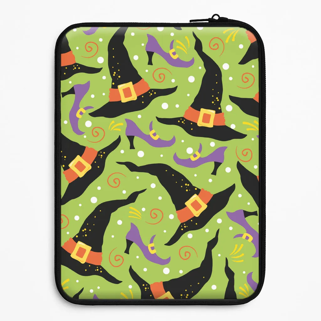 Witch's Attire Pattern - Halloween Laptop Sleeve Stylish Look Protective Detailing