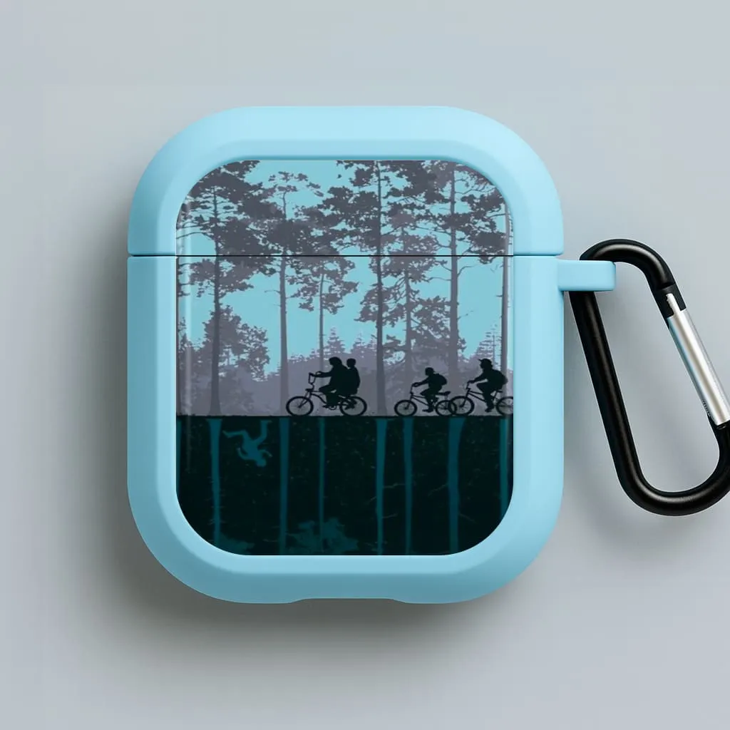 World of Upside Down - Stranger Things AirPods Case Durable Grip Texture