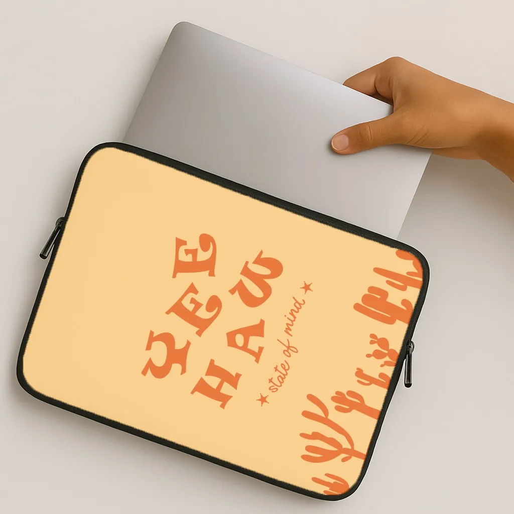 Yee-Haw State Of Mind Laptop Sleeve Matte Texture Simple Look