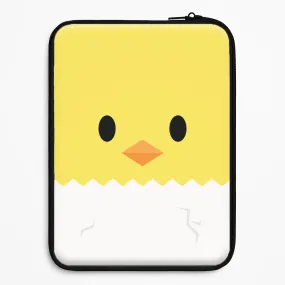 Yellow Chick Laptop Sleeve Outdoor Design