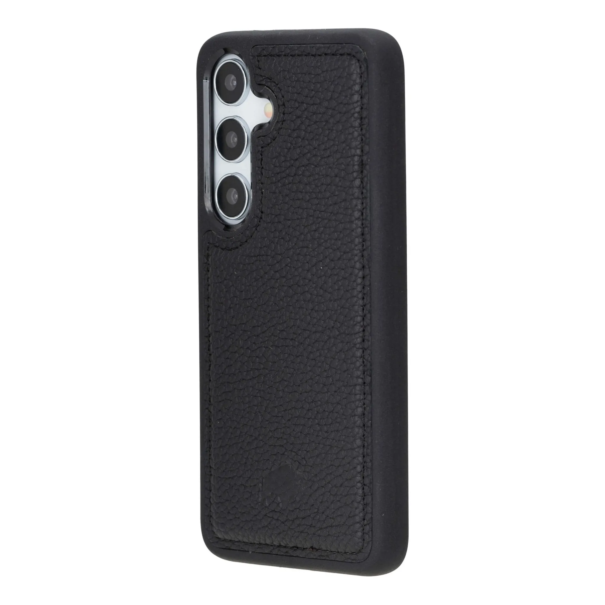 York Leather Snap-On Case ?C Galaxy S25, Pebble Black Functional Design Practical Design