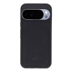 Sleek Profile Fashion Edge York Leather Snap-On Case ?C Pixel 10 Pro XL, Pebble Black
