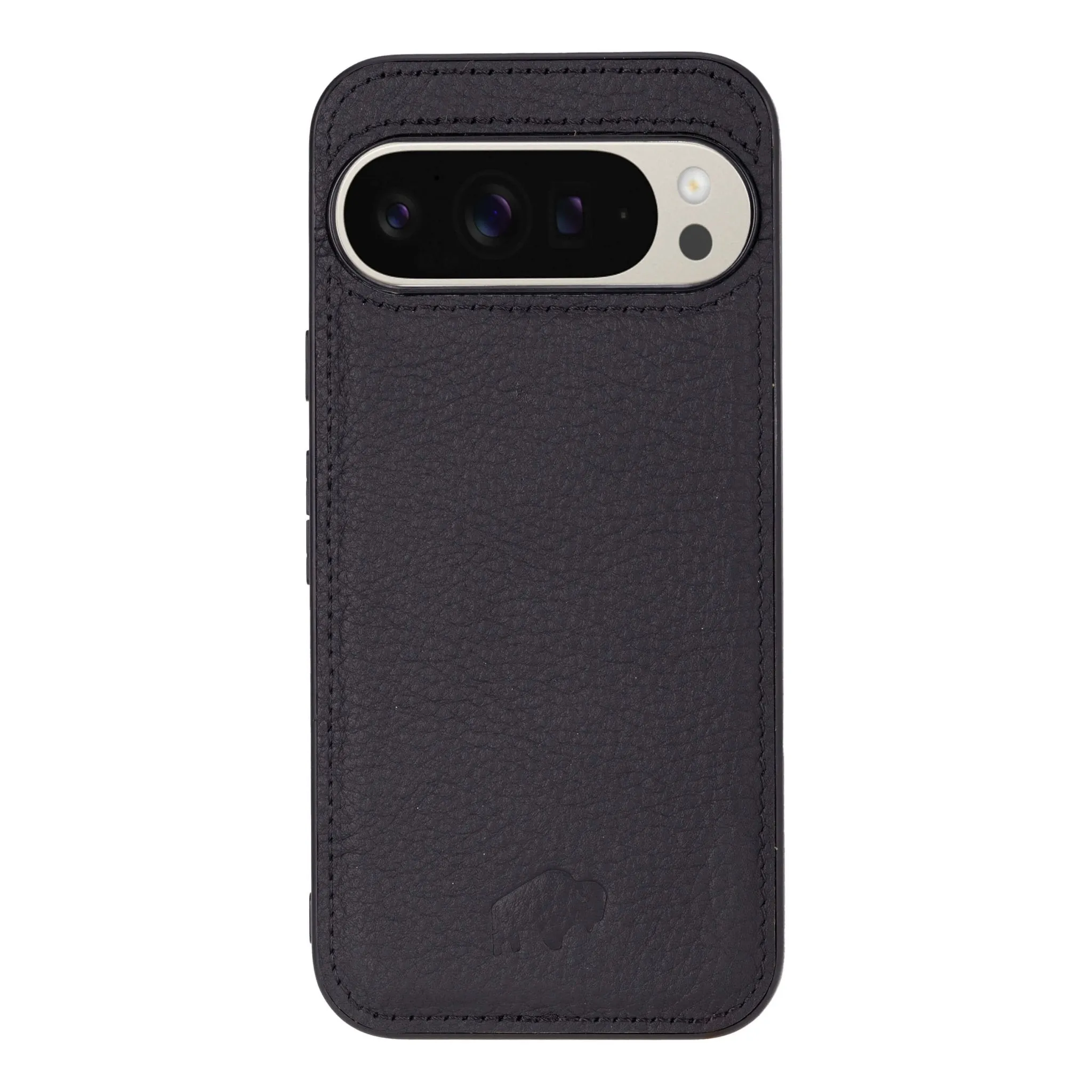 York Leather Snap-On Case ?C Pixel 9 Pro, Pebble Black Everyday Use Urban Accessory