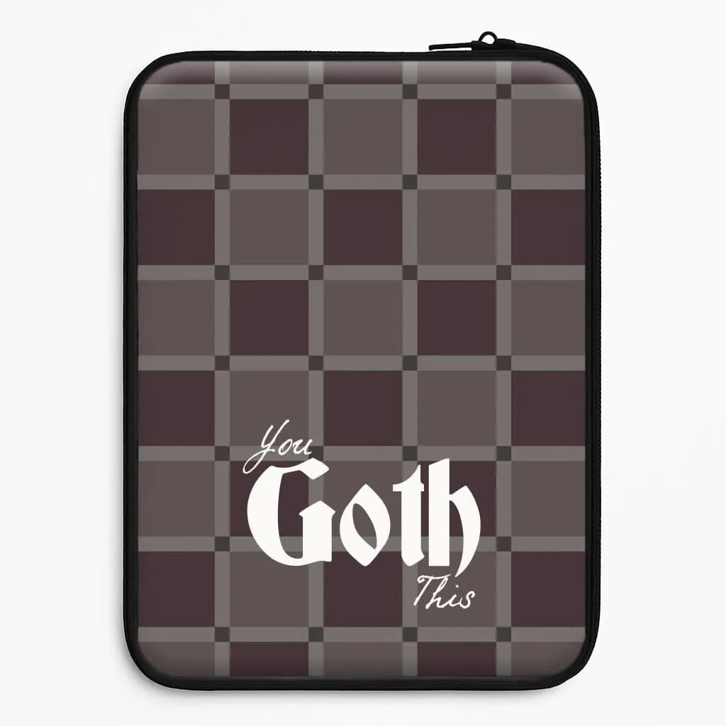 You Goth This Tartan Laptop Sleeve Protective Touch