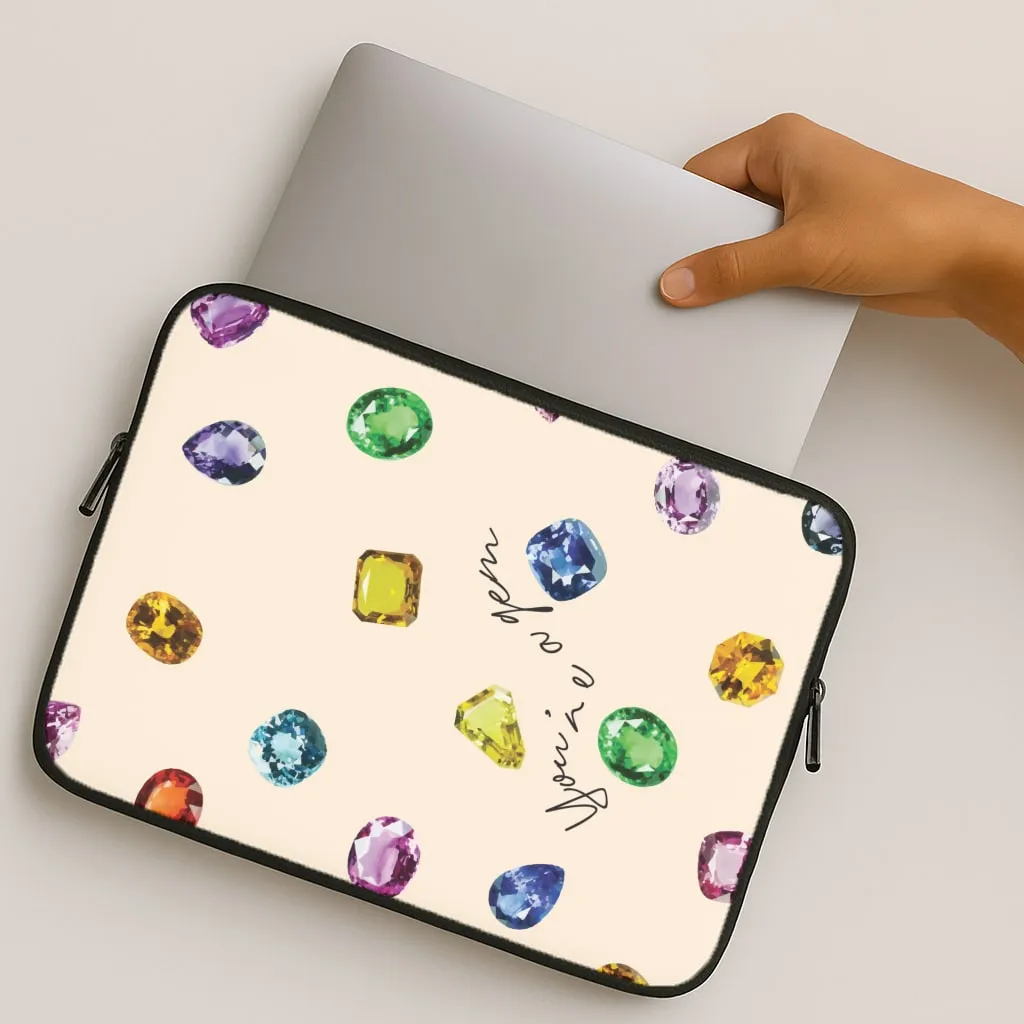 You're A Gem Pattern Laptop Sleeve Urban Style