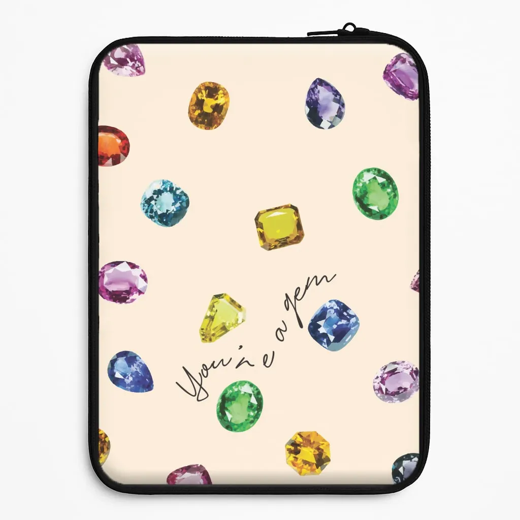 Light Edge Luxury Build You're A Gem Pattern Laptop Sleeve