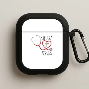 anti fingerprint airpods shield matte surface airpods case You're My Person - Grey's AirPods Case