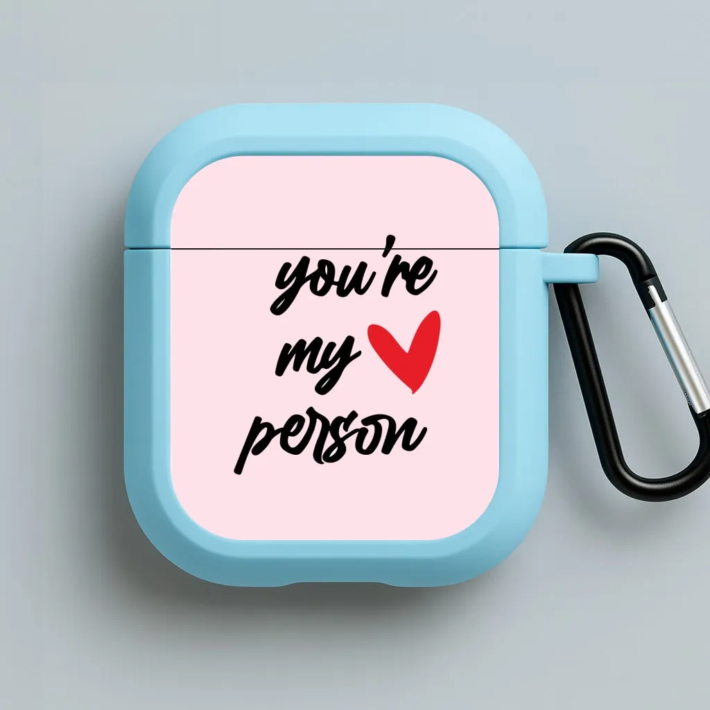 You're My Person Love - Grey's AirPods Case luxury handmade silicone cover